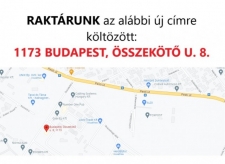RAKTÁRUNK ELKÖLTÖZÖTT!